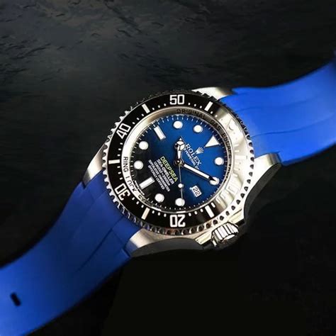 bracelet caoutchouc rolex deepsea|Rolex deepsea oyster.